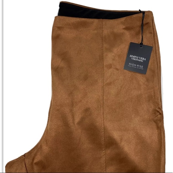 Simply Vera Wang microsuede skimmer Plus leggings - Picture 8 of 11